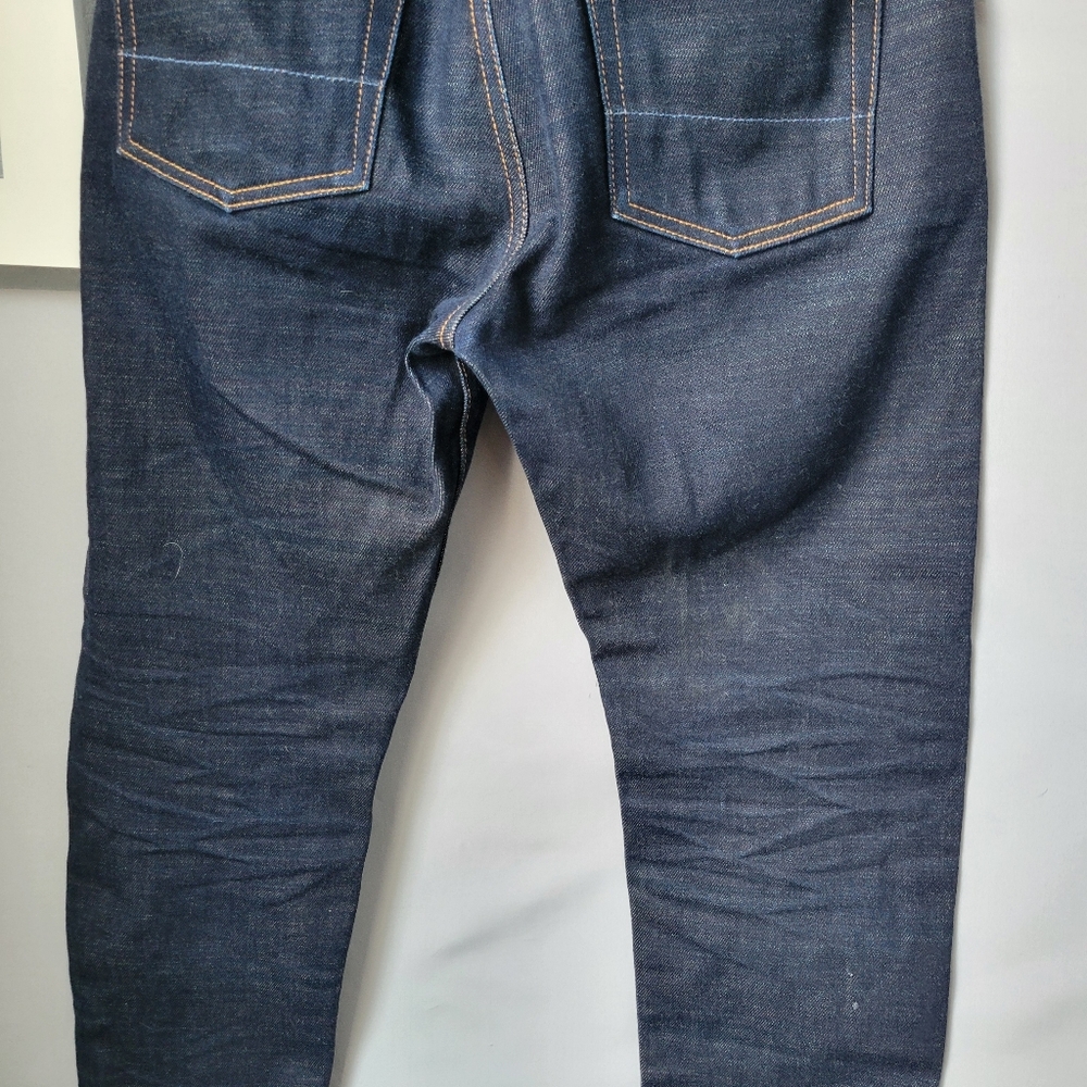 Gustin Slim #541 Rainbow Selvedge Indigo Denim Jeans‎ 31 - Picture 7 of 16